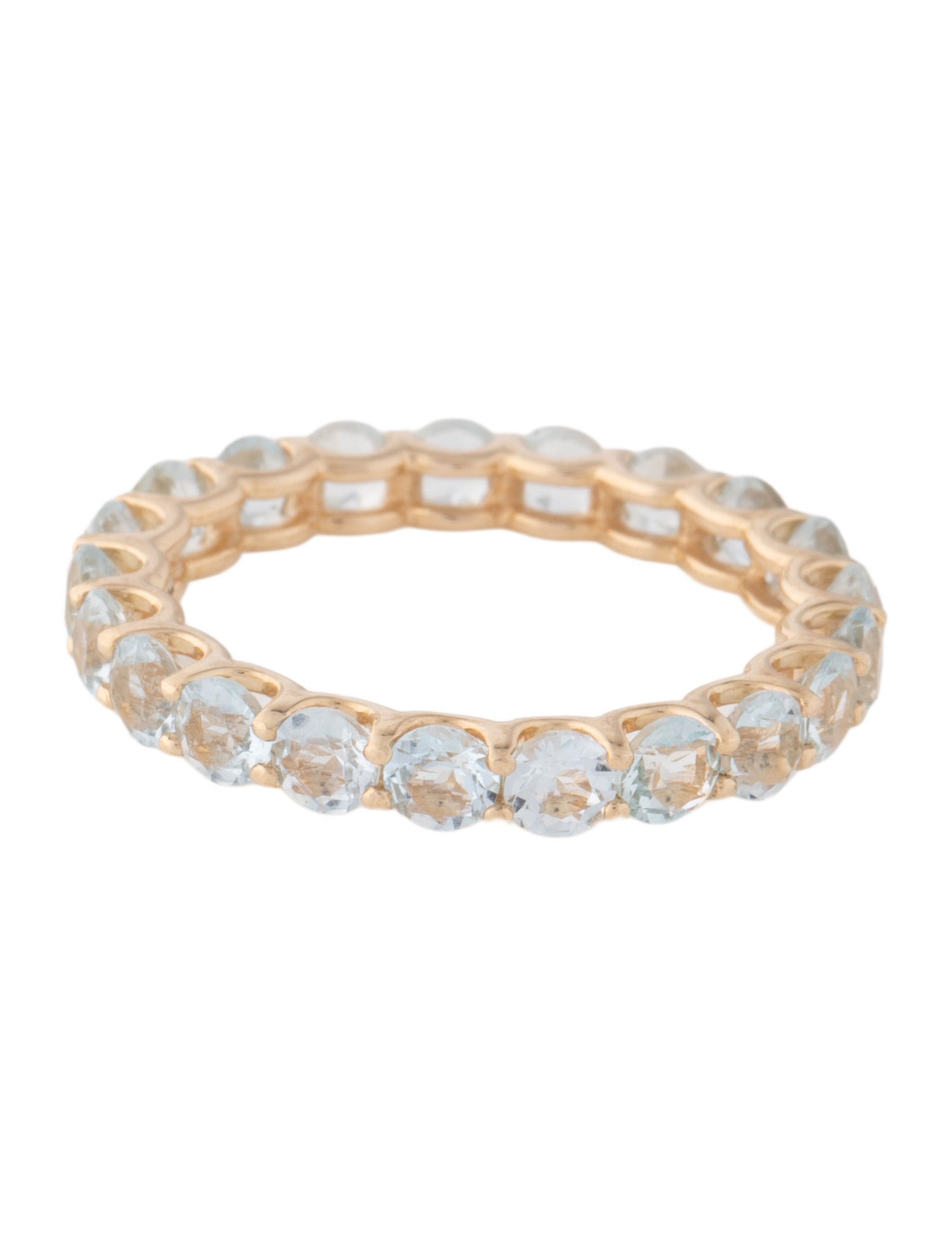 Kai Fine Jewelry 14K 2.40ctw Aquamarine Nora Eternity Band