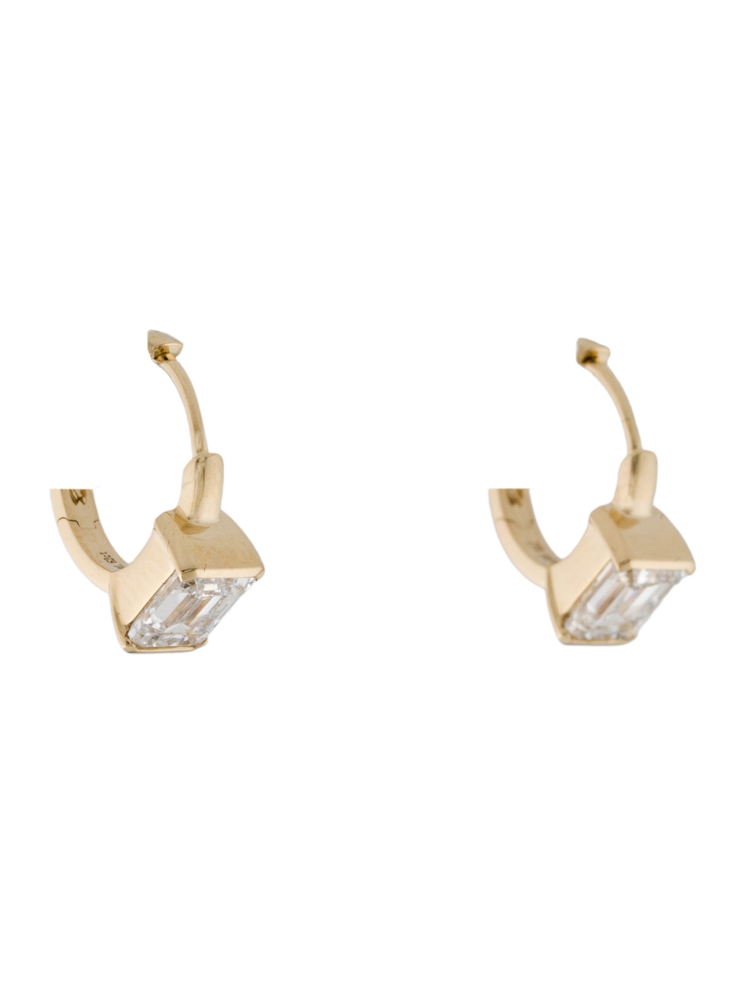Kai Fine Jewelry 14K Lab-Grown Diamond Hoop Earrings