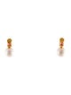 Kai Fine Jewelry 14K Pearl & Garnet Drop Earrings