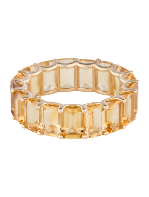 Kai Fine Jewelry 14K 6.80ctw Citrine Eternity Band
