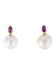 Kai Fine Jewelry 14K Pearl & Amethyst Venus Tears Drop Earrings