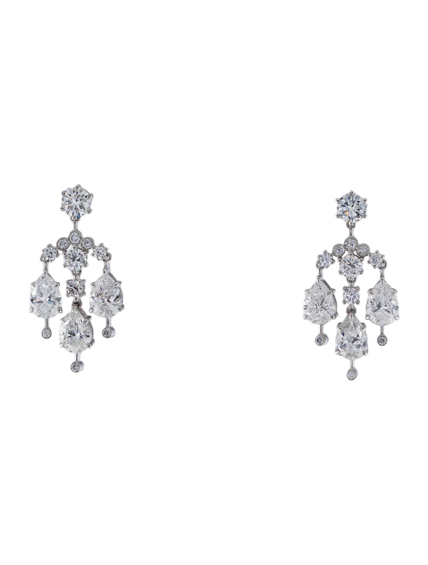 Kai Fine Jewelry 14K 5.46ctw Lab-Grown Diamond Chandelier Earrings