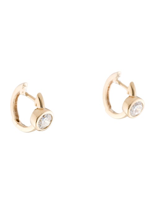 Kai Fine Jewelry 14K Lab-Grown Diamond Hoop Earrings