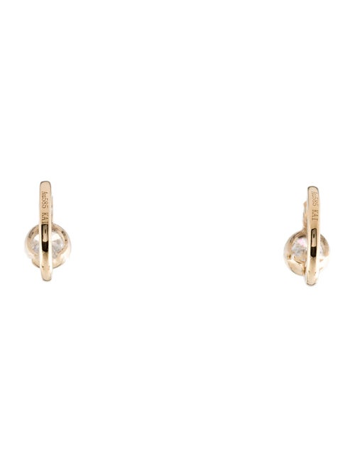 Kai Fine Jewelry 14K Lab-Grown Diamond Hoop Earrings