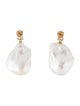 Kai Fine Jewelry 14K Pearl & 1.30ctw Lab-Grown Diamond Drop Earrings