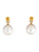 Kai Fine Jewelry 14K Pearl & Topaz Drop Earrings