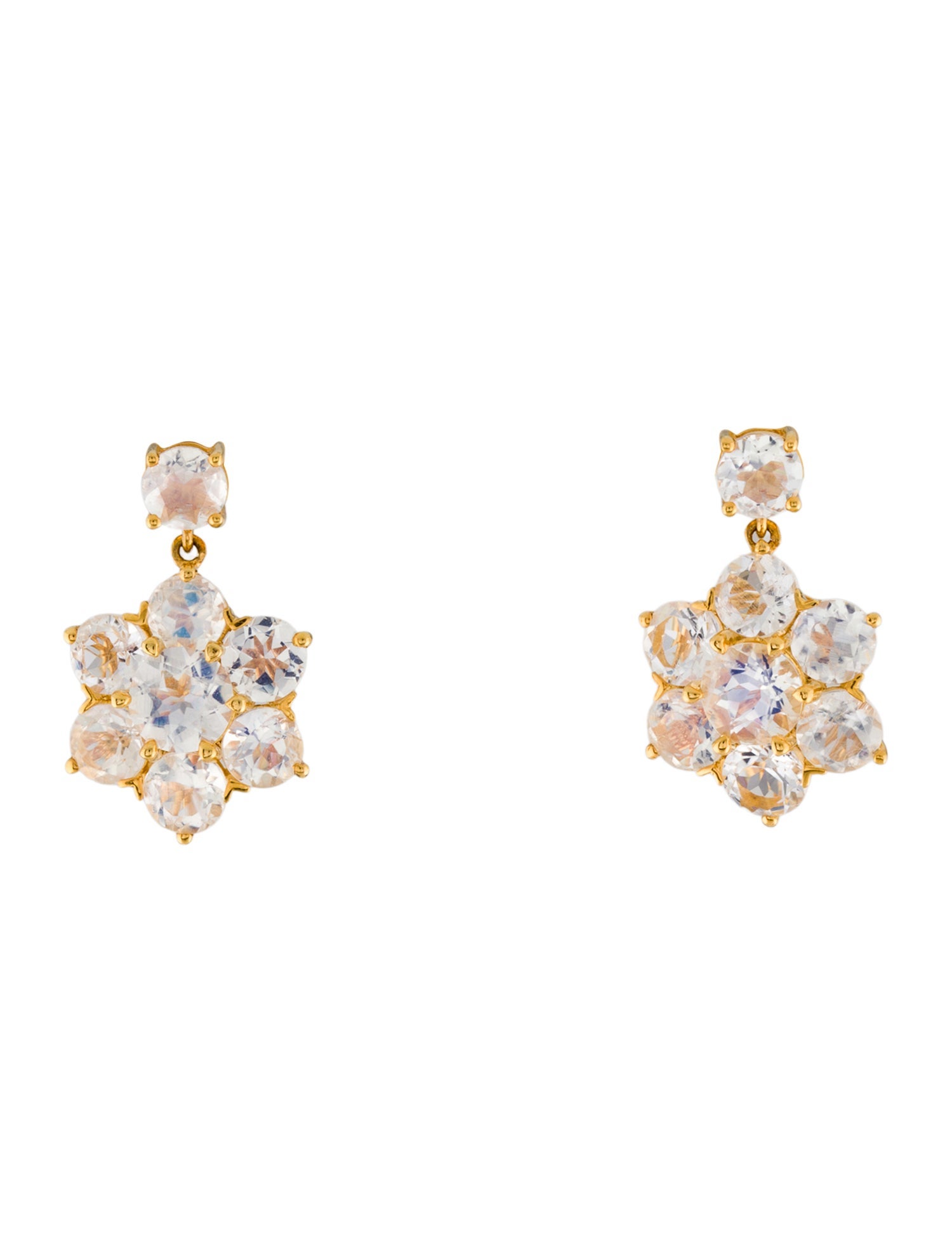 Kai Fine Jewelry 14K 4.50ctw Moonstone Drop Earrings
