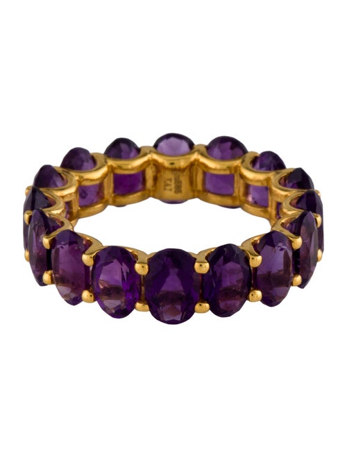 Kai Fine Jewelry 14K 7.60cw Amethyst Nora Eternity Ring