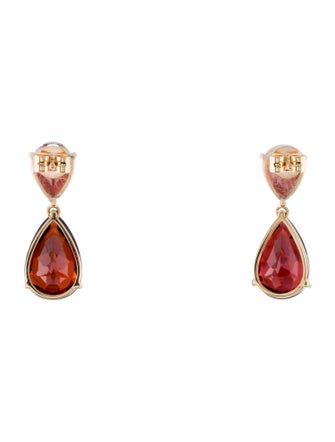 Kai Fine Jewelry 14K 8.60ctw Garnet Drop Earrings