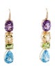 Kai Fine Jewelry 14K Multistone Convertible Drop Earrings