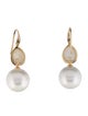 Kai Fine Jewelry 14K Pearl, Mother of Pearl & Diamond Convertible Drop Earrings