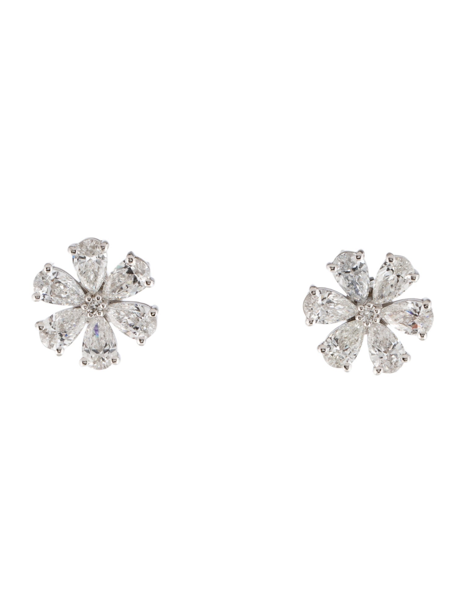 Kai Fine Jewelry 14K 2.04ctw Lab-Grown Diamond Flora Blossom Earrings