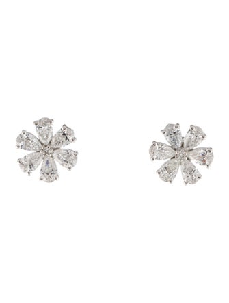 Kai Fine Jewelry 14K 2.04ctw Lab-Grown Diamond Flora Blossom Earrings
