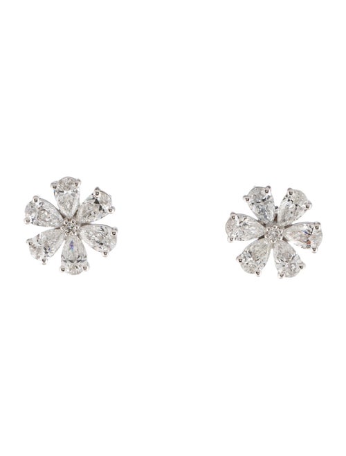 Kai Fine Jewelry 14K 2.04ctw Lab-Grown Diamond Flora Blossom Earrings