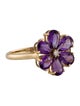 Kai Fine Jewelry 14K Amethyst & Diamond Flora Blossom Ring