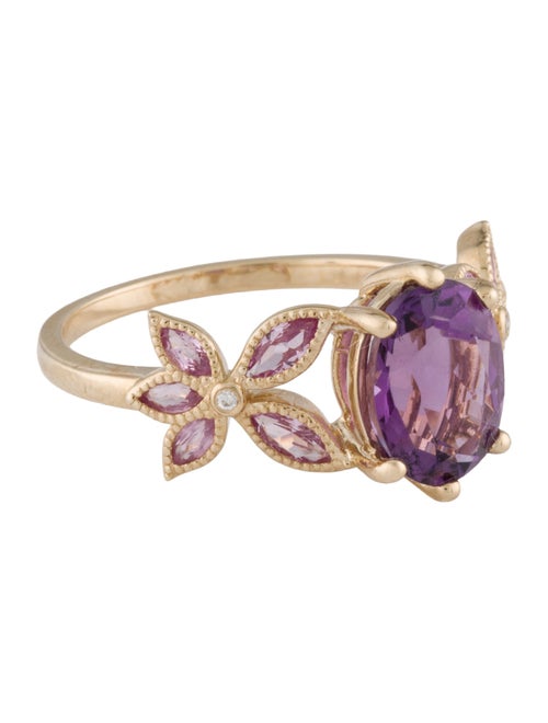 Kai Fine Jewelry 14K Amethyst, Sapphire & Diamond Vow of Violet Ring