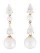 Kai Fine Jewelry 14K Pearl & Lab-Grown Diamond Venus Tears Drop Earrings