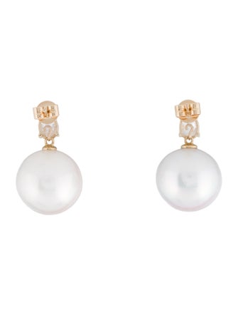 Kai Fine Jewelry 14K Pearl & Lab-Grown Diamond Venus Tears Convertible Drop Earrings