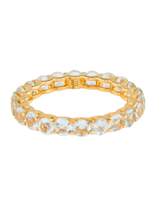 Kai Fine Jewelry 14K Aquamarine Nora Eternity Ring