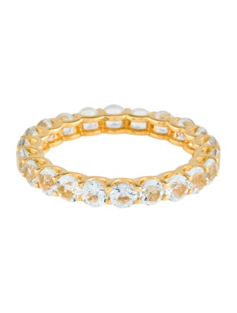 Kai Fine Jewelry 14K Aquamarine Nora Eternity Ring