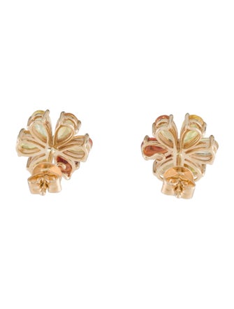 Kai Fine Jewelry 14K Sapphire & Diamond Flora Blossom Stud Earring