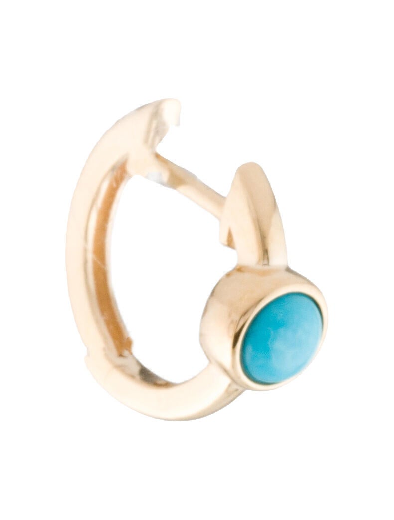 Kai Fine Jewelry 14K Turquoise Huggie Earrings