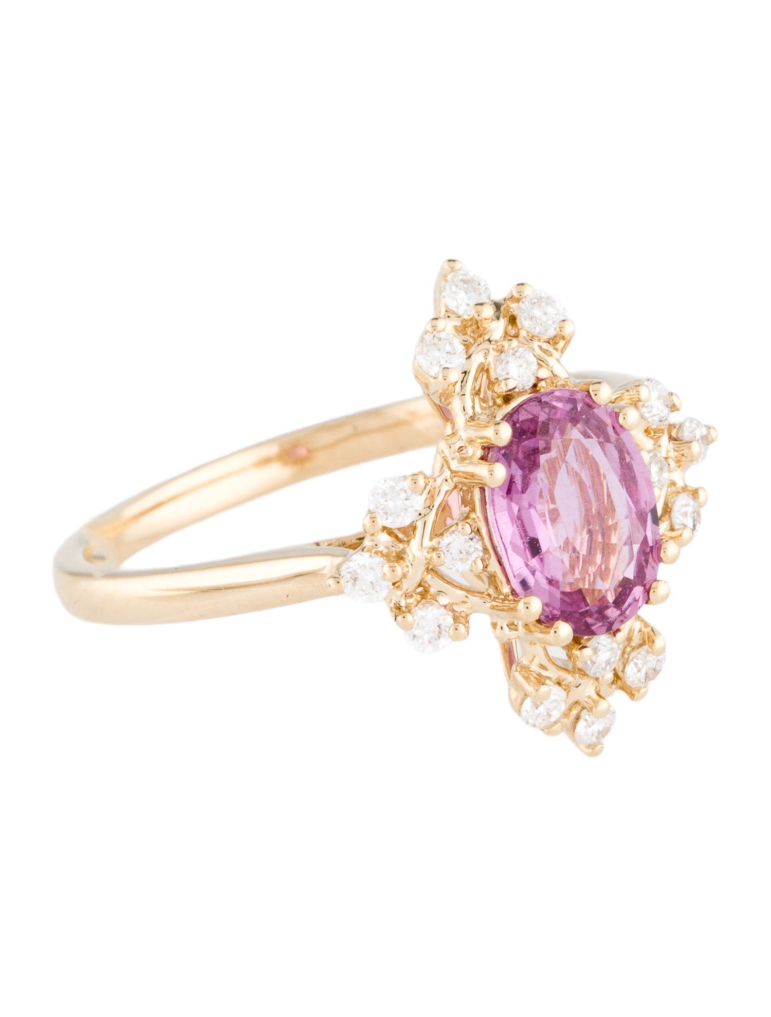 Kai Fine Jewelry 14K 1.16ct Sapphire & Lab-Grown Diamond Cocktail Ring