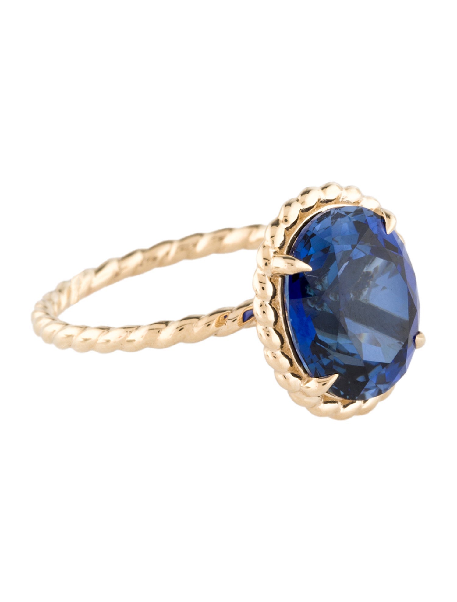 Kai Fine Jewelry 14K Synthetic Sapphire Cocktail Ring