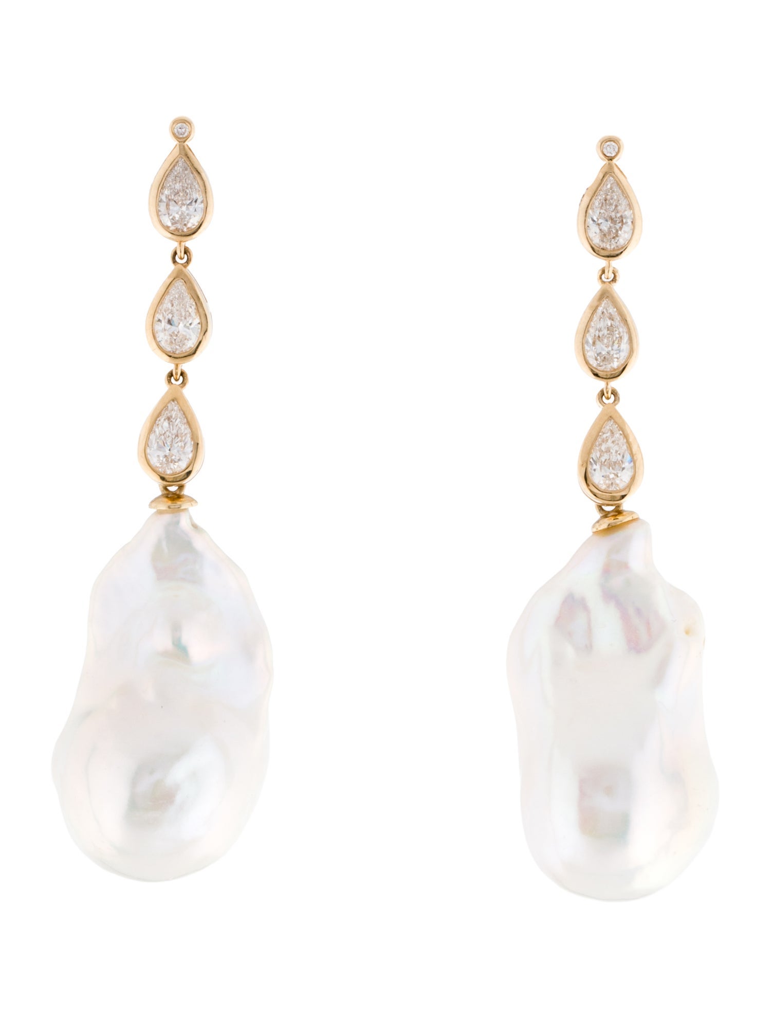 Kai Fine Jewelry 14K Pearl & Lab-Grown Diamond Convertible Drop Earrings