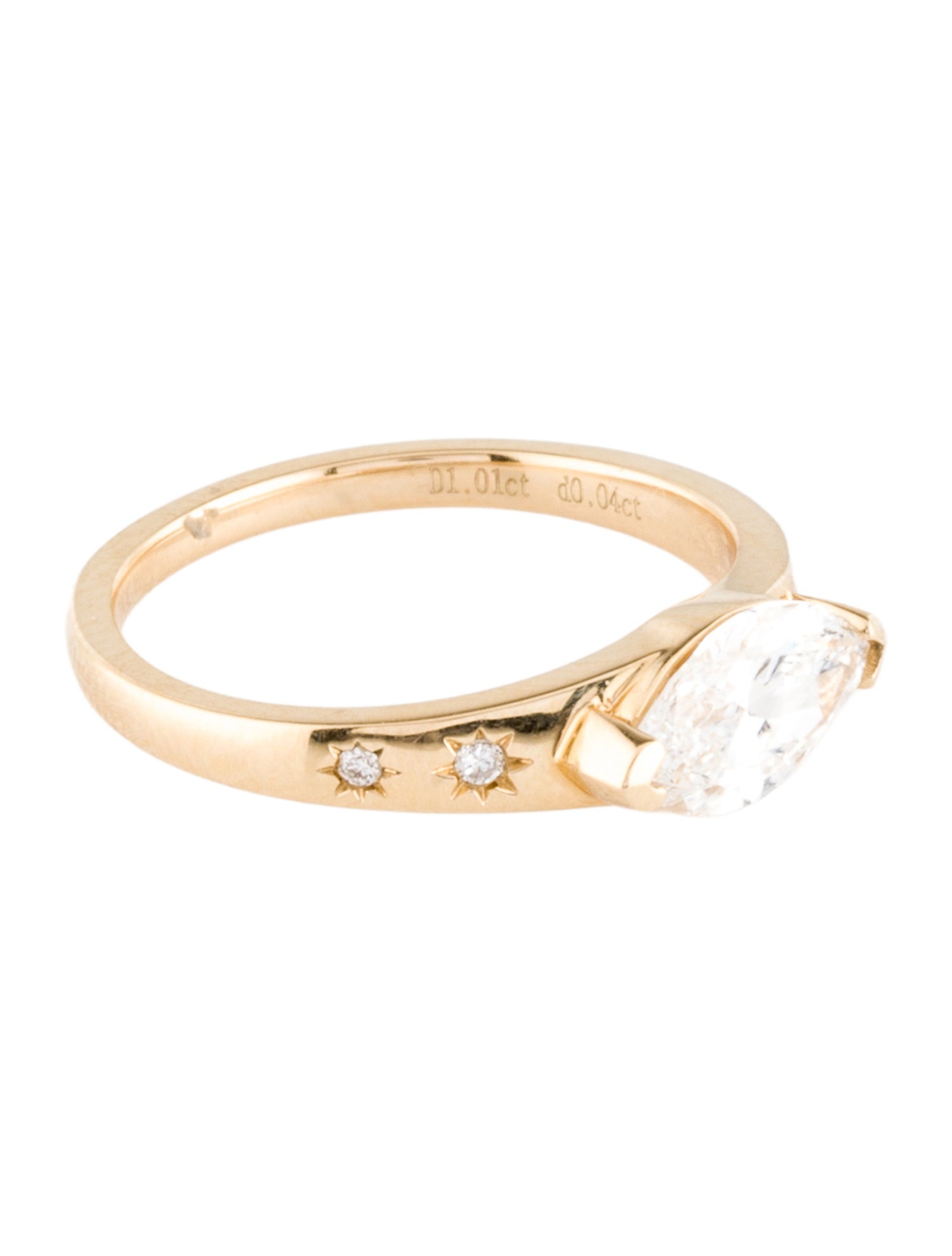 Kai Fine Jewelry 14K 1.04ctw Lab Grown Diamond Starlight Marquise East-West Cocktail Ring