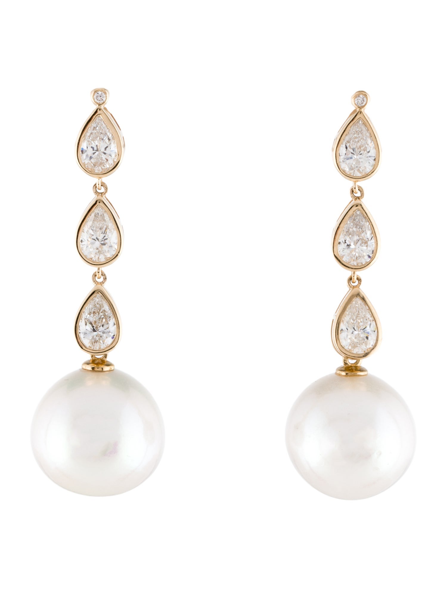 Kai Fine Jewelry 14K Pearl & Diamond Convertible Drop Earrings