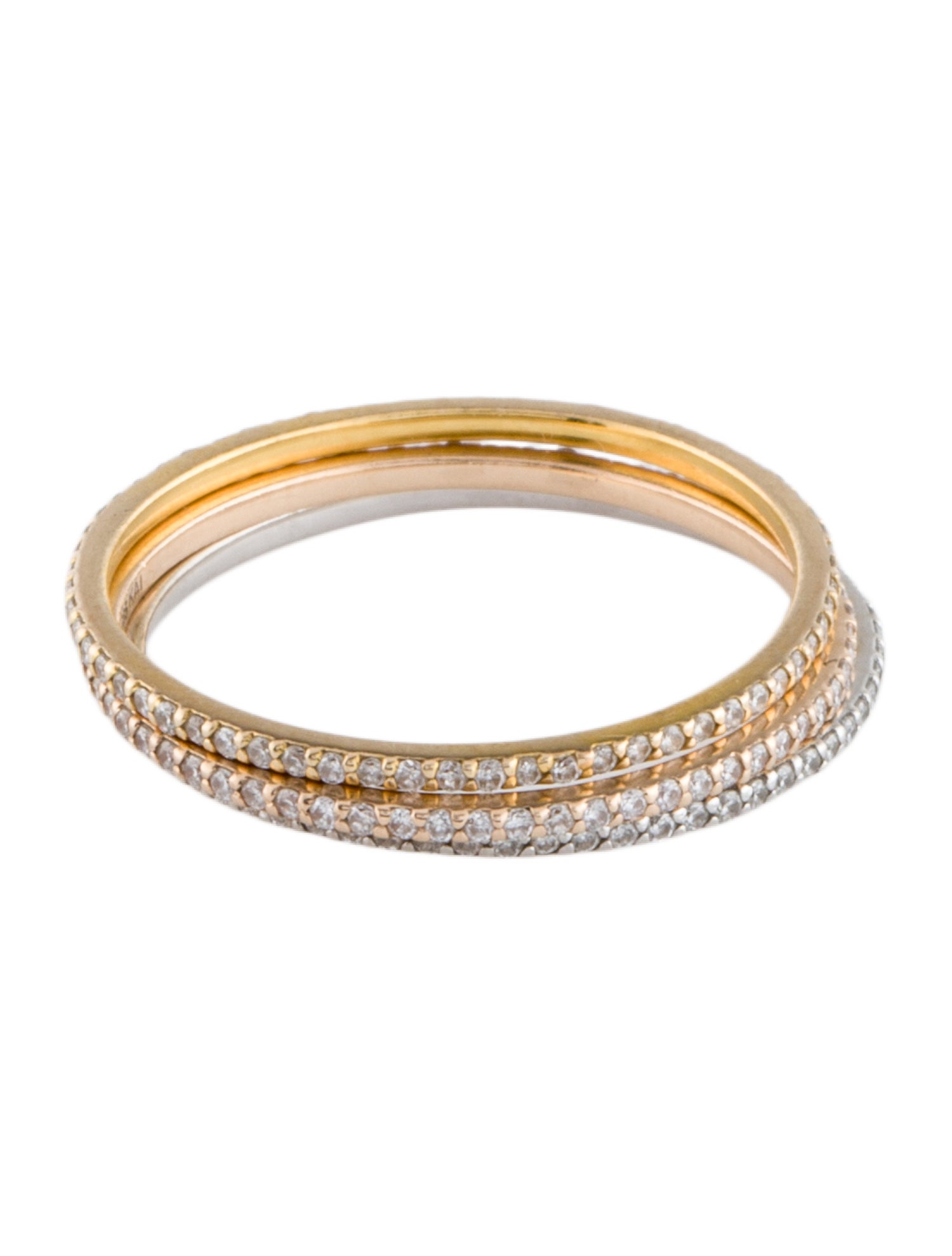 Kai Fine Jewelry 14K Diamond Eternity Ring Set