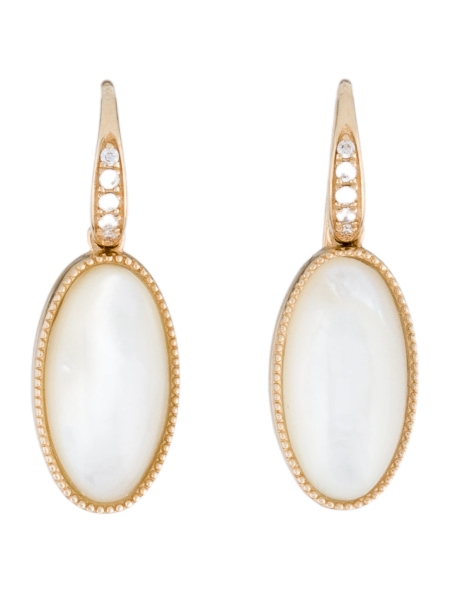 Kai Fine Jewelry 14K Mother of Pearl & Diamond Drop Earrings