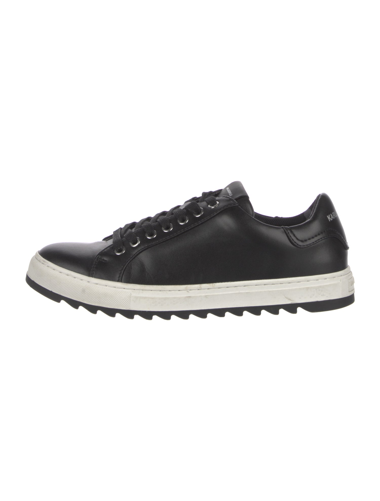 Karl by Karl Lagerfeld Leather Sneakers