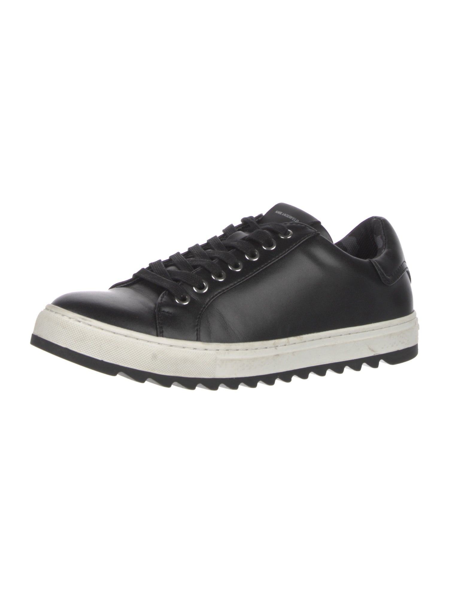 Karl by Karl Lagerfeld Leather Sneakers