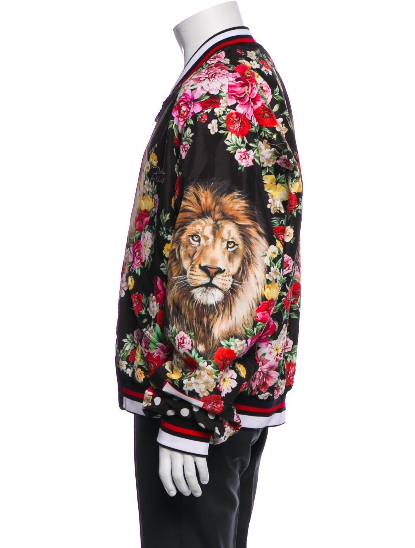 Dolce & Gabbana x Khaled Khaled Floral Print Bomber Jacket w/ Tags