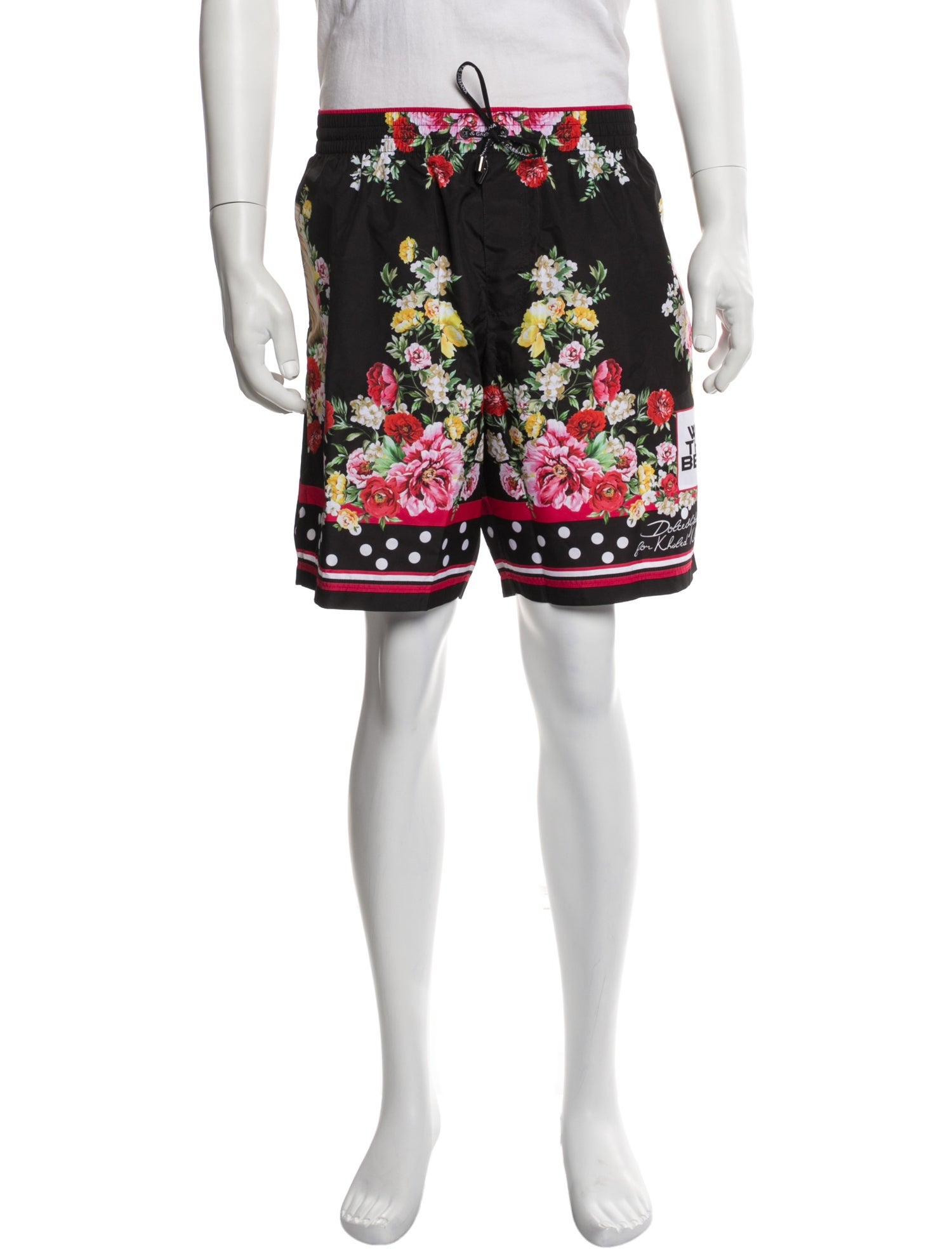 Dolce & Gabbana x Khaled Khaled Floral Print Swim Trunks w/ Tags