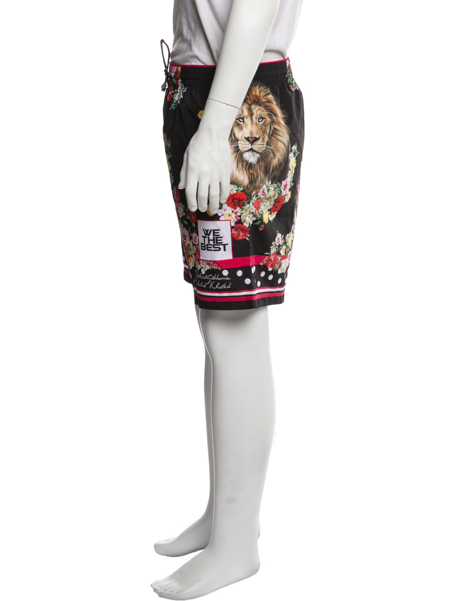 Dolce & Gabbana x Khaled Khaled Floral Print Swim Trunks w/ Tags