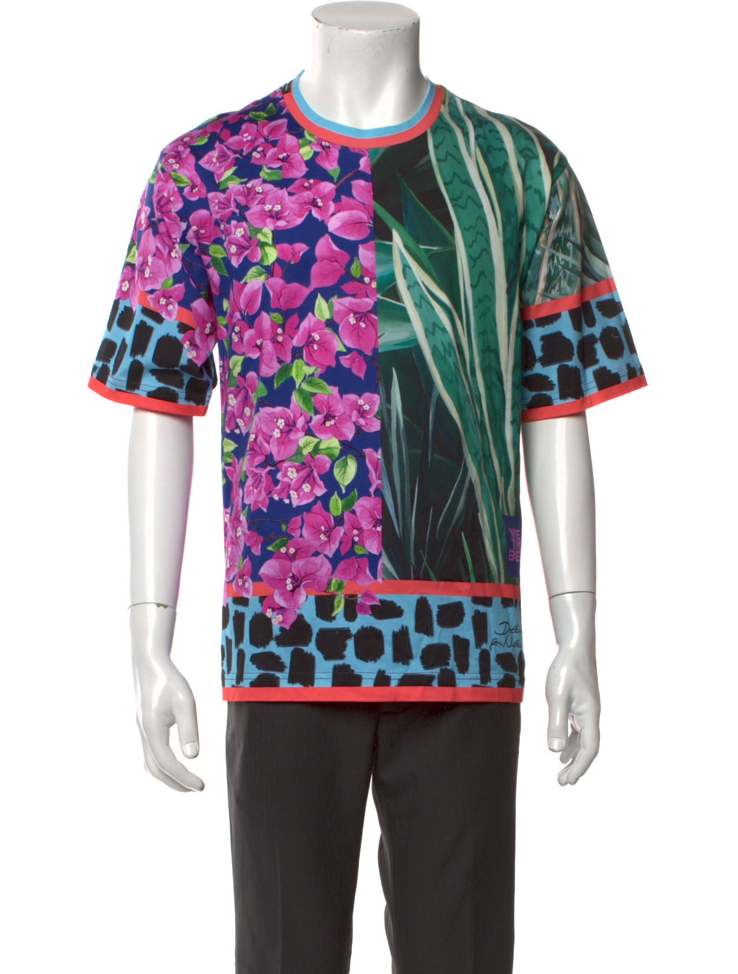 Dolce & Gabbana x Khaled Khaled Printed Crew Neck T-Shirt