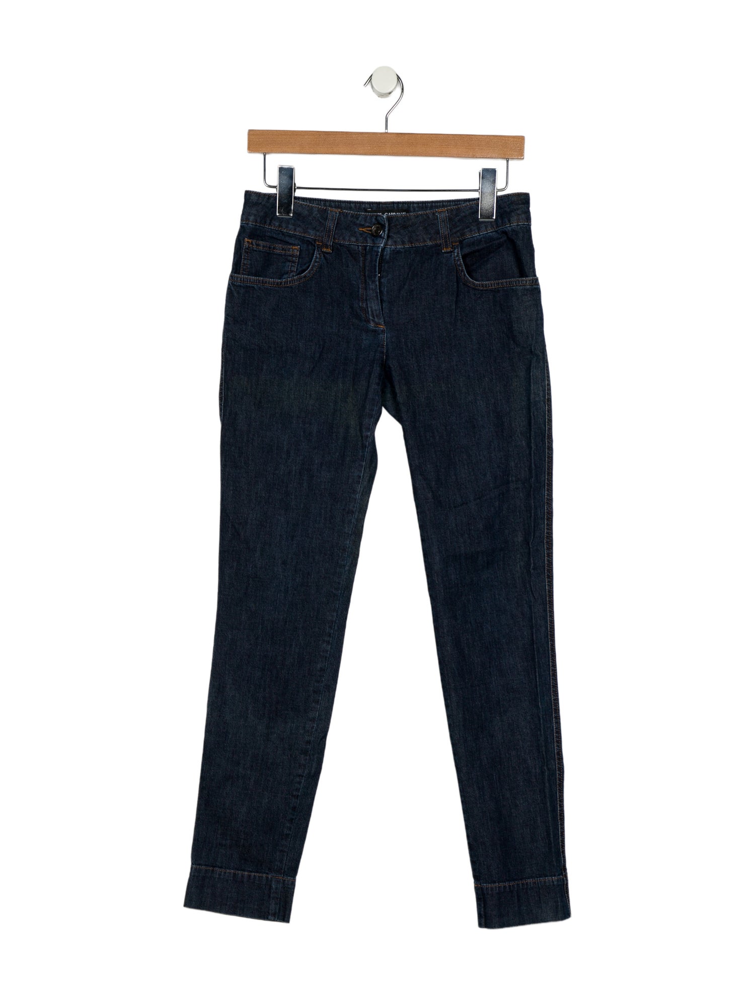 Dolce & Gabbana x Khaled Khaled Low-Rise Skinny Leg Jeans