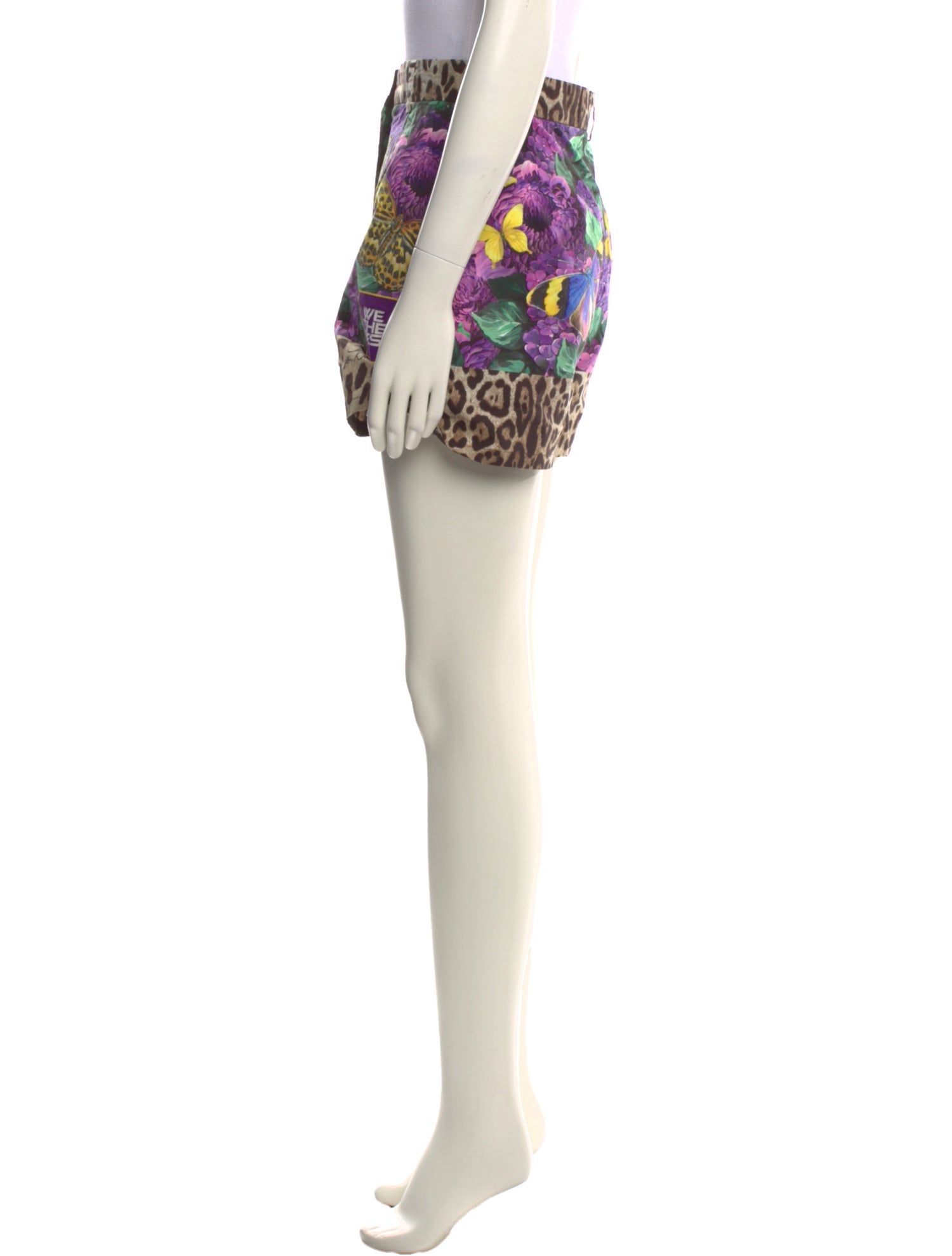 Dolce & Gabbana x Khaled Khaled Printed Mini Shorts