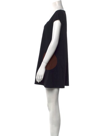 Karla Colletto Square Neckline Mini Dress