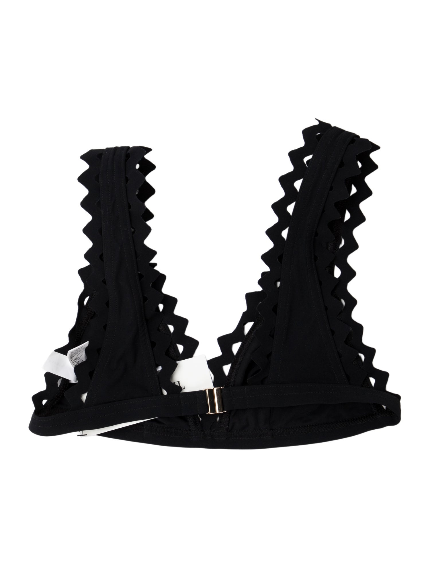 Karla Colletto Scalloped Accent Top