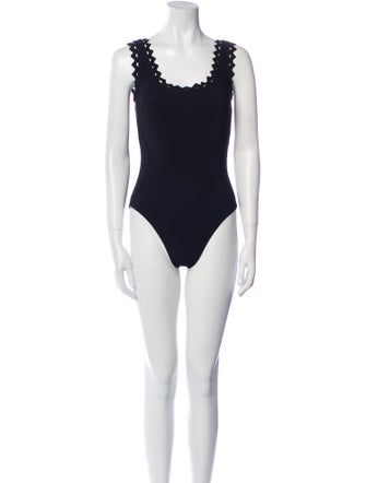 Karla Colletto Cutout Accent One-Piece