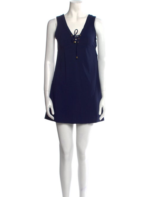 Karla Colletto Nylon Mini Dress