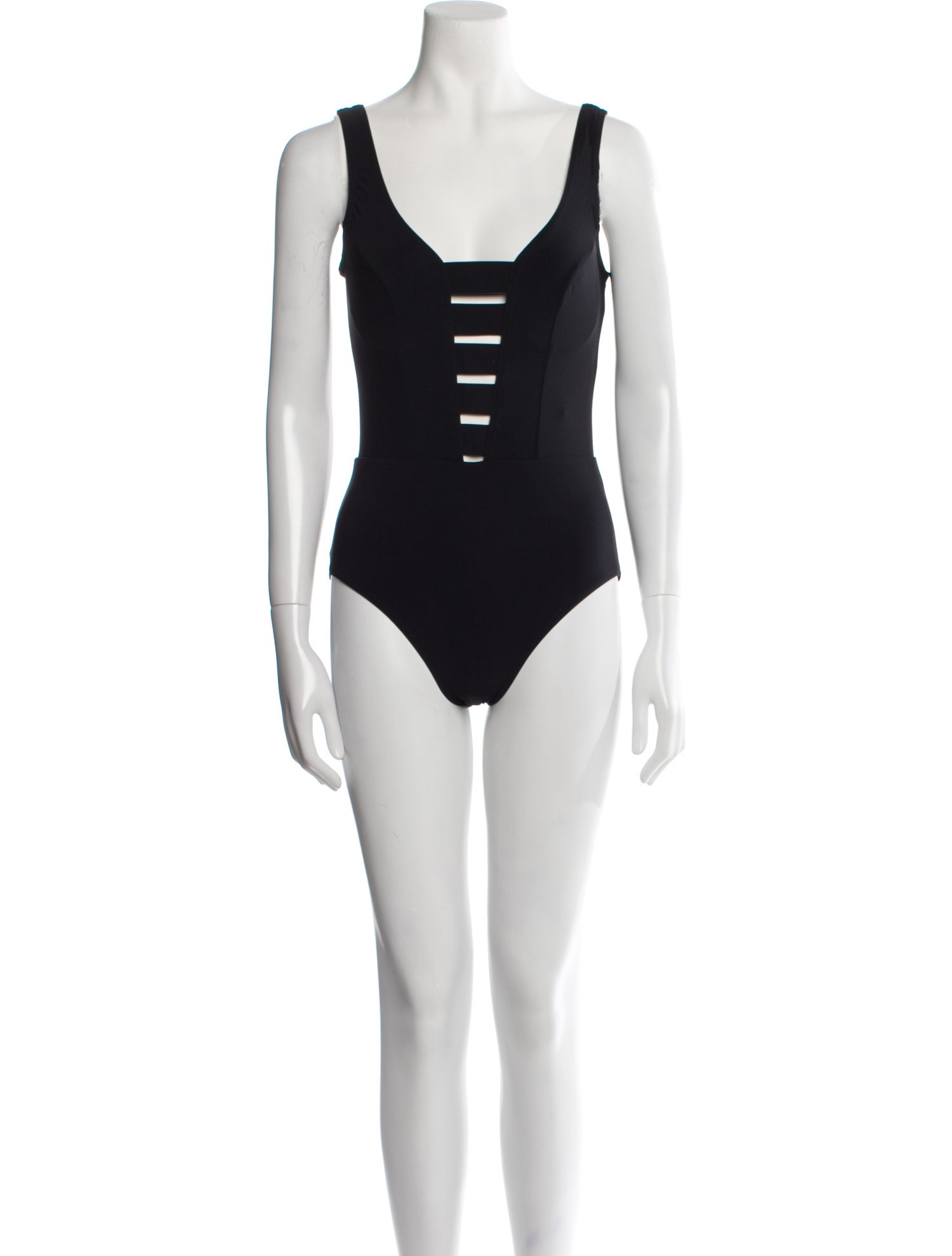 Karla Colletto Embroidered Accent One-Piece w/ Tags