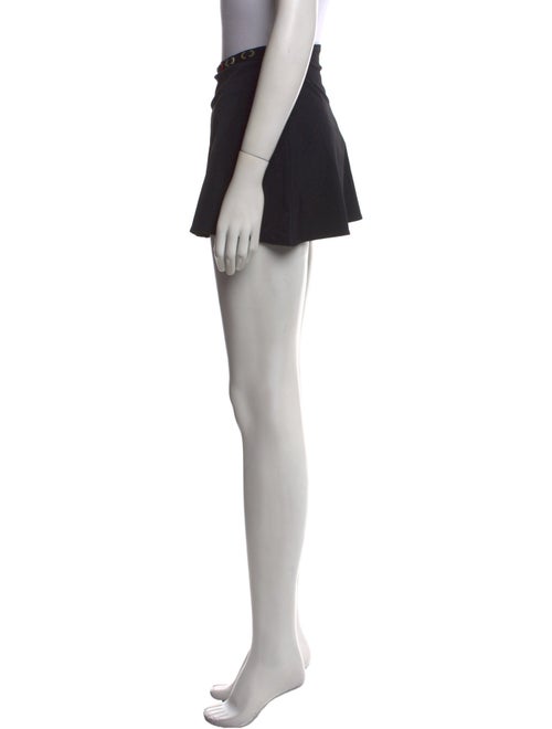 Karla Colletto Chain-Link Accents Mini Skirt