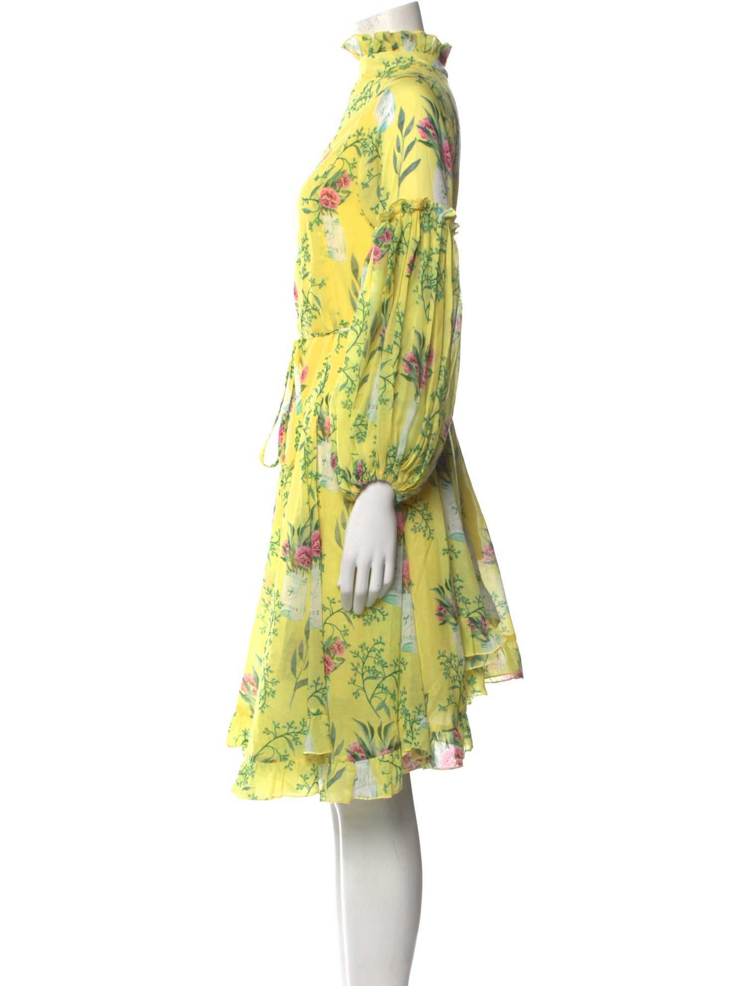 Kleid Floral Print Midi Length Dress