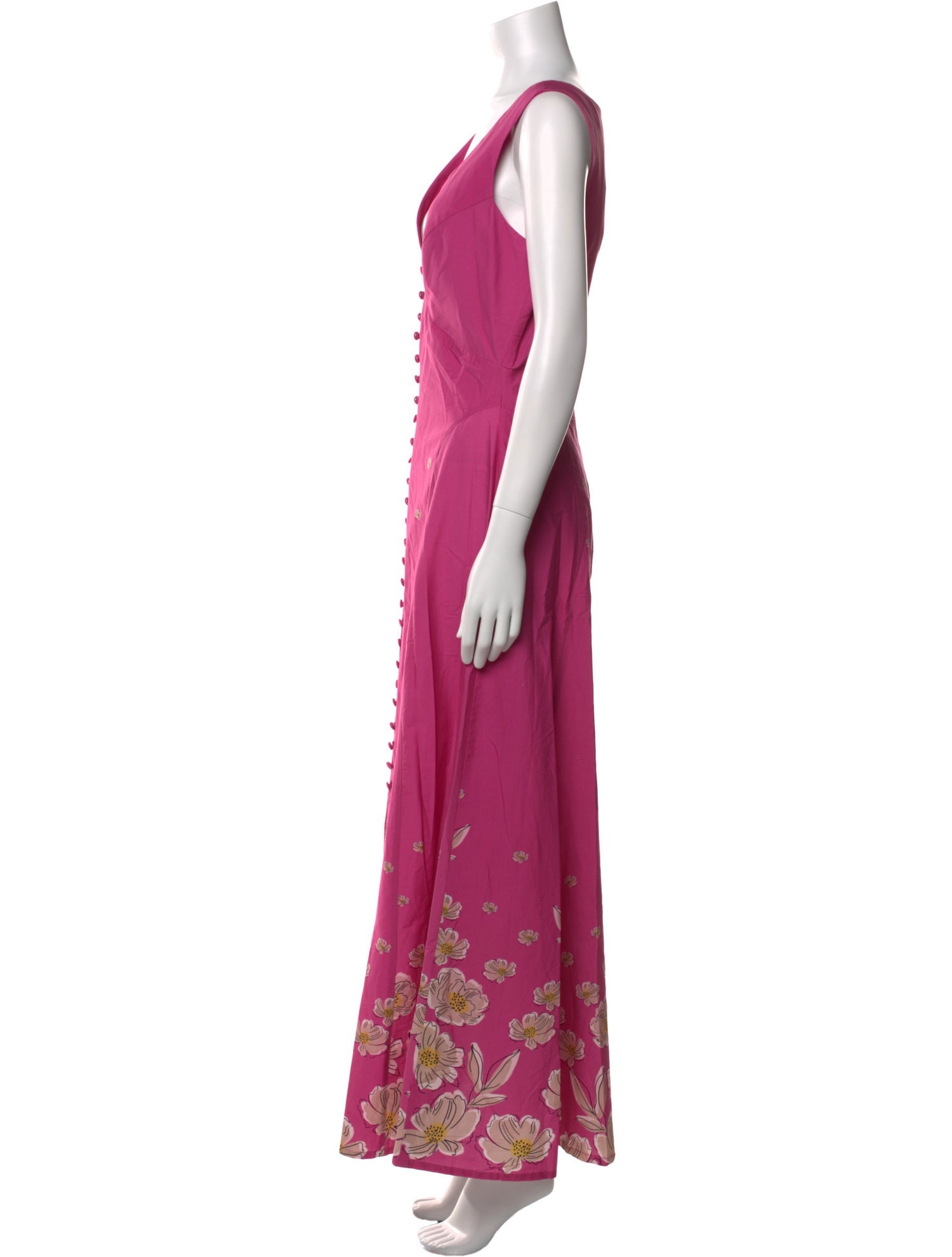 Kleid V-Neck Long Dress w/ Tags