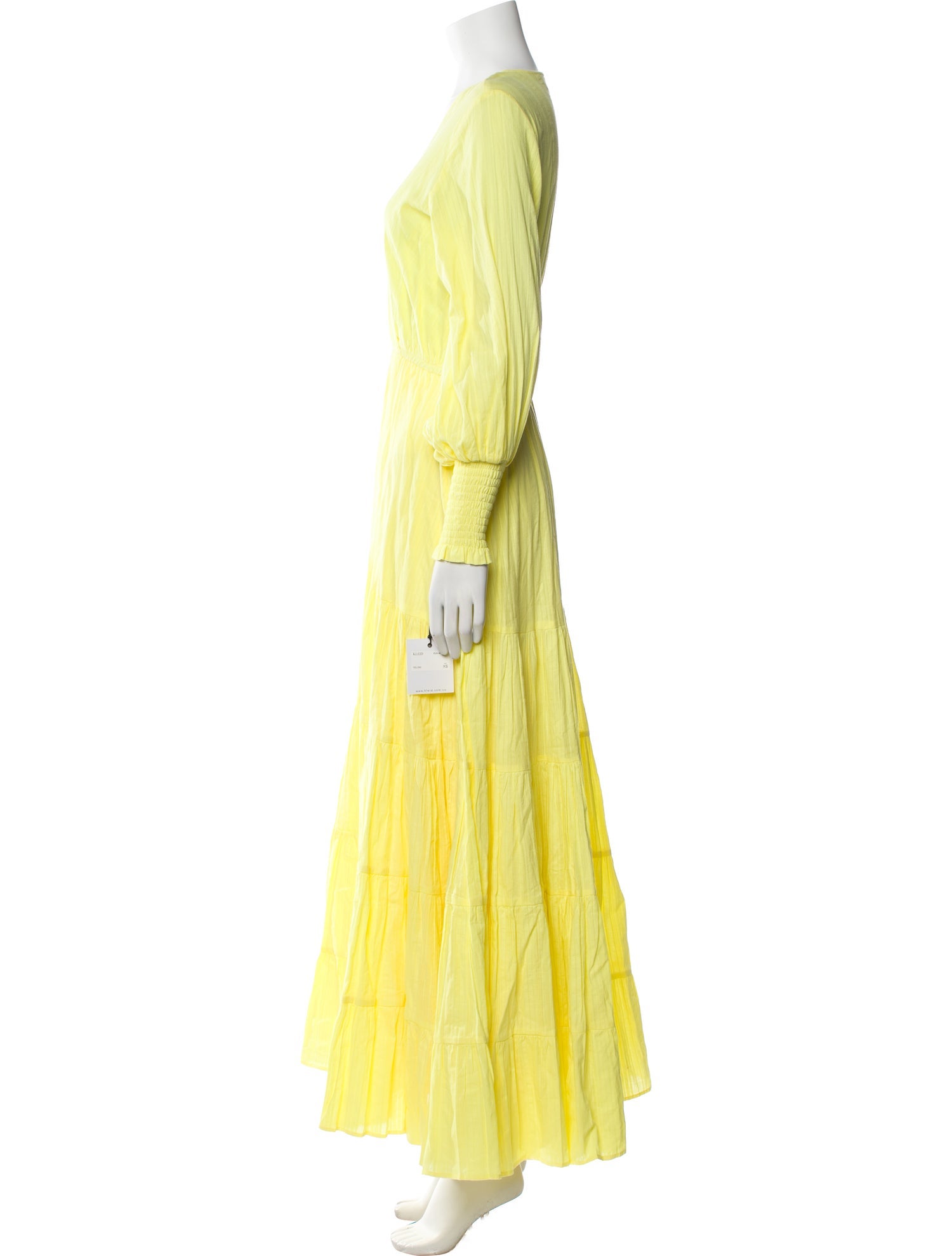 Kleid V-Neck Long Dress